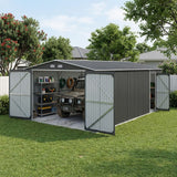 TOUGHOUT Car Garage Workshop 6.02M x 3.86M x 2.37M