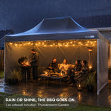 TOUGHOUT Thunderstorm Gazebo 3x4.5M - Grey