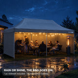 TOUGHOUT Thunderstorm Gazebo 3x6M - Grey
