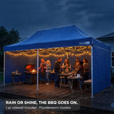 TOUGHOUT Thunderstorm Gazebo 3x6M - Blue