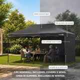 TOUGHOUT Breeze Gazebo 3x6M - Black