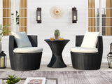 BORACAY Rattan Outdoor Sofa Set 3PCS