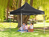 TOUGHOUT Thunderstorm Gazebo 3x3m - Black