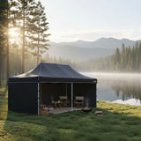 TOUGHOUT Thunderstorm Gazebo 3x6M - Black