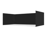 TOUGHOUT Thunderstorm Gazebo Side Wall 3x6M - Black