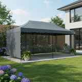 TOUGHOUT Breeze Gazebo 3x6M - Grey