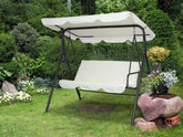 Outdoor Patio Garden 3 Seater Swing Chair