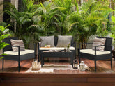 TUCSON Rattan Outdoor Sofa Set 4PCS