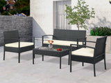 TUCSON Rattan Outdoor Sofa Set 4PCS