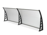 TOUGHOUT Canopy Awning Door Window Awning 2.4m x 0.8m