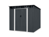 TOUGHOUT Garden Shed 1.93M x 2.38M x 2.02M BLACK