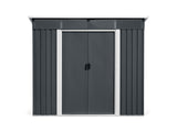 TOUGHOUT Garden Shed 1.93M x 2.38M x 2.02M BLACK