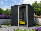 TOUGHOUT Garden Shed 0.89M x 1.63M x 1.82M BLACK