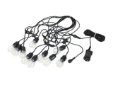 Straight Side 10 LED Festoon Lights String Lights 14M