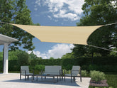 TOUGHOUT Kool Square Shade Sail 4m x 4m - SAND