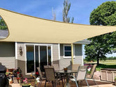 TOUGHOUT Kool Rectangle Shade Sail 4m x 5m - SAND