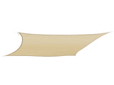 TOUGHOUT Kool Rectangle Shade Sail 4m x 6m