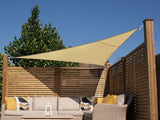 TOUGHOUT Serein Waterproof Triangle Shade Sail 3.6m x 3.6m x 3.6m - SAND