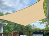 TOUGHOUT Serein Waterproof Square Shade Sail 4m x 4m - SAND