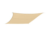 TOUGHOUT Serein Waterproof Square Shade Sail 4m x 4m - SAND
