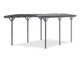 Patio Carport Canopy Curved Roof 5.05M x 3M