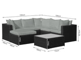 VERONA Rattan Outdoor Sofa Set 7PCS