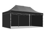 TOUGHOUT Thunderstorm Gazebo 3x6M - Black
