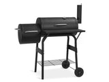 BBQ Grill 2-in-1 BBQ Smoker with Storage Shelf