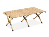 Folding Outdoor Camping Table 120cm - NATURAL