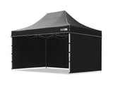 TOUGHOUT Thunderstorm Gazebo 3x4.5M - Black