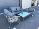 Moreton 4 Piece Outdoor Sofa Set - Dark Grey