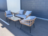 Goulburn 4 Piece Outdoor Sofa Set - Grey