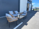 Goulburn 4 Piece Outdoor Sofa Set - Grey