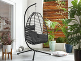 Aegina Outdoor Hanging Egg Chair - Grey