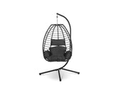 Aegina Outdoor Hanging Egg Chair - Grey