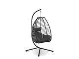 Aegina Outdoor Hanging Egg Chair - Dark Grey