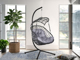 Paxos Outdoor Hanging Egg Chair - Grey