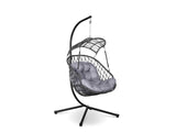 Paxos Outdoor Hanging Egg Chair - Grey