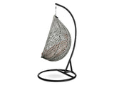 Salamis Outdoor Hanging Egg Chair - Natural + Brown