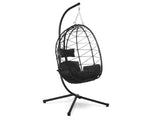 Molokai Outdoor Hanging Egg Chair - Black