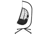 Molokai Outdoor Hanging Egg Chair - Black