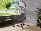 Howland Outdoor Hanging Egg Chair - Grey