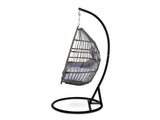 Samos Outdoor Hanging Egg Chair - Natural + Grey