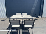 Malakula 5 Piece Outdoor Dining Set - Grey