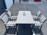 Malakula 5 Piece Outdoor Dining Set - Grey