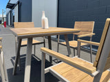 Benbecula 5 Piece Outdoor Dining Set - Natural