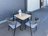 Caldey 5 Piece Outdoor Dining Set - Grey