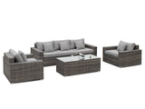 PALAWAN Rattan Outdoor Furniture Sofa Set 4PCS