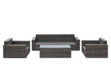 PALAWAN Rattan Outdoor Furniture Sofa Set 4PCS