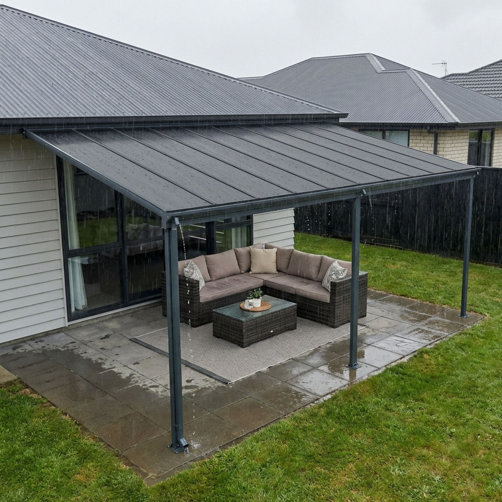 Patio Canopy Roof 4.96M x 3M